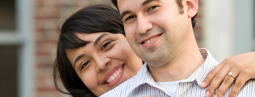 smiling couple